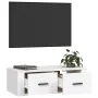 Weißer TV-Hängeschrank aus Sperrholz, 80 x 36 x 25 cm von vidaXL, TV-Möbel - Ref: Foro24-816832, Preis: 39,83 €, Rabatt: %