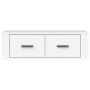 Weißer TV-Hängeschrank aus Sperrholz, 80 x 36 x 25 cm von vidaXL, TV-Möbel - Ref: Foro24-816832, Preis: 40,18 €, Rabatt: %