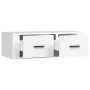 Weißer TV-Hängeschrank aus Sperrholz, 80 x 36 x 25 cm von vidaXL, TV-Möbel - Ref: Foro24-816832, Preis: 39,83 €, Rabatt: %