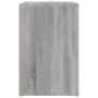Mueble zapatero madera contrachapada gris Sonoma 130x35x54 cm de vidaXL, Zapateros y organizadores de calzado - Ref: Foro24-8...