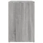 Mueble zapatero madera contrachapada gris Sonoma 130x35x54 cm de vidaXL, Zapateros y organizadores de calzado - Ref: Foro24-8...