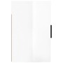Glänzend weißer Wand-Nachttisch 50x30x47 cm von vidaXL, Nachttische - Ref: Foro24-816868, Preis: 33,15 €, Rabatt: %
