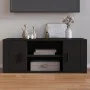 Schwarzer TV-Schrank aus Sperrholz, 100 x 35 x 40 cm von vidaXL, TV-Möbel - Ref: Foro24-823092, Preis: 70,01 €, Rabatt: %