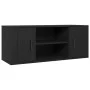 Schwarzer TV-Schrank aus Sperrholz, 100 x 35 x 40 cm von vidaXL, TV-Möbel - Ref: Foro24-823092, Preis: 70,01 €, Rabatt: %
