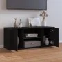 Schwarzer TV-Schrank aus Sperrholz, 100 x 35 x 40 cm von vidaXL, TV-Möbel - Ref: Foro24-823092, Preis: 70,01 €, Rabatt: %