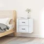 Glänzend weißer Wand-Nachttisch 50x36x47 cm von vidaXL, Schließfächer und Lagerschränke - Ref: Foro24-816858, Preis: 50,17 €,...
