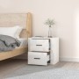 Glänzend weißer Wand-Nachttisch 50x36x47 cm von vidaXL, Schließfächer und Lagerschränke - Ref: Foro24-816858, Preis: 50,69 €,...