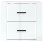Glänzend weißer Wand-Nachttisch 50x36x47 cm von vidaXL, Schließfächer und Lagerschränke - Ref: Foro24-816858, Preis: 50,69 €,...
