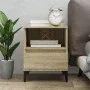 Nachttisch aus Sonoma-Eiche, 40 x 35 x 50 cm von vidaXL, Schränke und Lagerung - Ref: Foro24-821816, Preis: 51,84 €, Rabatt: %