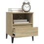 Nachttisch aus Sonoma-Eiche, 40 x 35 x 50 cm von vidaXL, Schränke und Lagerung - Ref: Foro24-821816, Preis: 52,67 €, Rabatt: %