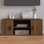 TV-Schrank aus braunem Eichensperrholz, 100 x 35 x 40 cm von vidaXL, TV-Möbel - Ref: Foro24-823098, Preis: 67,14 €, Rabatt: %