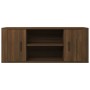 TV-Schrank aus braunem Eichensperrholz, 100 x 35 x 40 cm von vidaXL, TV-Möbel - Ref: Foro24-823098, Preis: 67,14 €, Rabatt: %