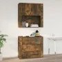 Wandschrank aus geräuchertem Eichensperrholz, 80 x 33 x 80 cm von vidaXL, Sideboards - Ref: Foro24-816589, Preis: 60,44 €, Ra...