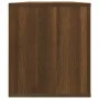 Oak brown plywood TV cabinet 100x35x40 cm by vidaXL, TV Furniture - Ref: Foro24-823098, Price: 66,34 €, Discount: %