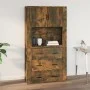 Wandschrank aus geräuchertem Eichensperrholz, 80 x 33 x 80 cm von vidaXL, Sideboards - Ref: Foro24-816589, Preis: 60,44 €, Ra...