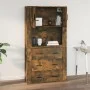 Wandschrank aus geräuchertem Eichensperrholz, 80 x 33 x 80 cm von vidaXL, Sideboards - Ref: Foro24-816589, Preis: 60,44 €, Ra...