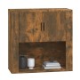 Wandschrank aus geräuchertem Eichensperrholz, 80 x 33 x 80 cm von vidaXL, Sideboards - Ref: Foro24-816589, Preis: 62,19 €, Ra...