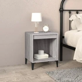 Mesita de noche gris Sonoma 40x35x50 cm de vidaXL, Mesitas de noche - Ref: Foro24-821886, Precio: 29,45 €, Descuento: %