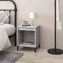 Mesita de noche gris Sonoma 40x35x50 cm de vidaXL, Mesitas de noche - Ref: Foro24-821886, Precio: 29,45 €, Descuento: %