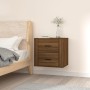 Wand-Nachttisch aus brauner Eiche, 50 x 36 x 47 cm von vidaXL, Schließfächer und Lagerschränke - Ref: Foro24-816863, Preis: 4...
