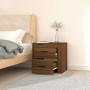 Wand-Nachttisch aus brauner Eiche, 50 x 36 x 47 cm von vidaXL, Schließfächer und Lagerschränke - Ref: Foro24-816863, Preis: 4...