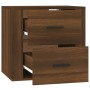 Wand-Nachttisch aus brauner Eiche, 50 x 36 x 47 cm von vidaXL, Schließfächer und Lagerschränke - Ref: Foro24-816863, Preis: 4...