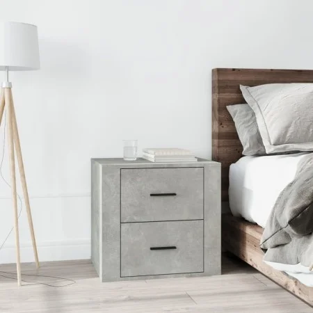 Betongrauer Nachttisch 50x39x47 cm von vidaXL, Schließfächer und Lagerschränke - Ref: Foro24-816708, Preis: 45,19 €, Rabatt: %