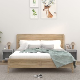 Nightstands 2 units gray Sonoma 40x35x50 cm by vidaXL, Nightstands - Ref: Foro24-821871, Price: 42,52 €, Discount: %