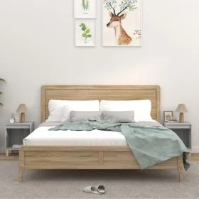Nightstands 2 units gray Sonoma 40x35x50 cm by vidaXL, Nightstands - Ref: Foro24-821871, Price: 42,14 €, Discount: %