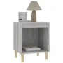 Mesitas de noche 2 unidades gris Sonoma 40x35x50 cm de vidaXL, Mesitas de noche - Ref: Foro24-821871, Precio: 42,13 €, Descue...