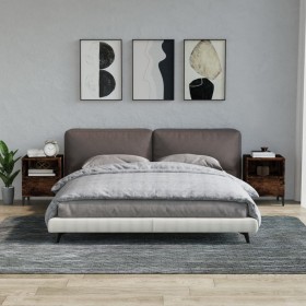 Nachttische 2 Einheiten Räuchereiche 40x35x50 cm von vidaXL, Schränke und Lagerung - Ref: Foro24-821821, Preis: 63,96 €, Raba...