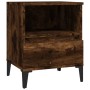 Nachttische 2 Einheiten Räuchereiche 40x35x50 cm von vidaXL, Schränke und Lagerung - Ref: Foro24-821821, Preis: 63,96 €, Raba...