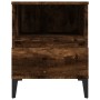 Nachttische 2 Einheiten Räuchereiche 40x35x50 cm von vidaXL, Schränke und Lagerung - Ref: Foro24-821821, Preis: 63,96 €, Raba...