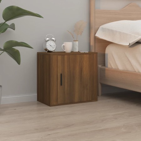 Wand-Nachttisch aus braunem Eichenholz, 50 x 30 x 47 cm von vidaXL, Nachttische - Ref: Foro24-816878, Preis: 36,28 €, Rabatt: %