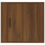 Wand-Nachttisch aus braunem Eichenholz, 50 x 30 x 47 cm von vidaXL, Nachttische - Ref: Foro24-816878, Preis: 36,28 €, Rabatt: %