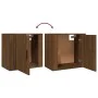 Wand-Nachttisch aus braunem Eichenholz, 50 x 30 x 47 cm von vidaXL, Nachttische - Ref: Foro24-816878, Preis: 35,83 €, Rabatt: %