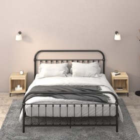 Mesitas de noche 2 unidades roble Sonoma 40x35x50 cm by vidaXL, Nightstands - Ref: Foro24-821881, Price: 47,09 €, Discount: %