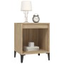 Mesitas de noche 2 unidades roble Sonoma 40x35x50 cm de vidaXL, Mesitas de noche - Ref: Foro24-821881, Precio: 47,11 €, Descu...