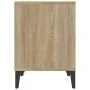 Mesitas de noche 2 unidades roble Sonoma 40x35x50 cm by vidaXL, Nightstands - Ref: Foro24-821881, Price: 47,09 €, Discount: %