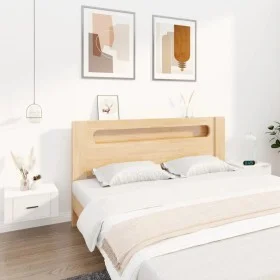 Wand-Nachttische 2 Stk. weiß 50x36x25 cm von vidaXL, Nachttische - Ref: Foro24-816841, Preis: 49,19 €, Rabatt: %