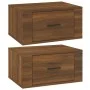 Wand-Nachttische 2 Stk. braune Eiche Farbe 50x36x25 cm von vidaXL, Nachttische - Ref: Foro24-816855, Preis: 49,19 €, Rabatt: %