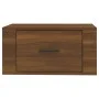 Wand-Nachttische 2 Stk. braune Eiche Farbe 50x36x25 cm von vidaXL, Nachttische - Ref: Foro24-816855, Preis: 49,19 €, Rabatt: %