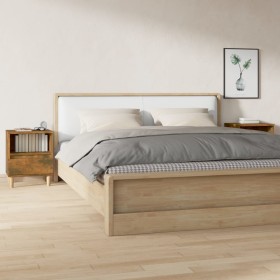 Nachttische 2 Einheiten geräucherte Eiche 40x35x50 cm von vidaXL, Nachttische - Ref: Foro24-821805, Preis: 70,36 €, Rabatt: %