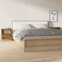 Two smoked oak bedside tables 40x35x50 cm by vidaXL, Nightstands - Ref: Foro24-821805, Price: 69,50 €, Discount: %