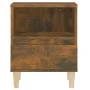 Two smoked oak bedside tables 40x35x50 cm by vidaXL, Nightstands - Ref: Foro24-821805, Price: 69,50 €, Discount: %