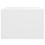 Weißer Wand-Nachttisch 50x36x25 cm von vidaXL, Nachttische - Ref: Foro24-816840, Preis: 40,39 €, Rabatt: %