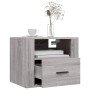 Wand-Nachttische 2 Stück grau Sonoma 50x36x40 cm von vidaXL, Nachttische - Ref: Foro24-816893, Preis: 82,52 €, Rabatt: %