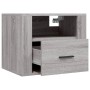 Wand-Nachttische 2 Stück grau Sonoma 50x36x40 cm von vidaXL, Nachttische - Ref: Foro24-816893, Preis: 82,52 €, Rabatt: %