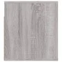 Mesitas de noche de pared 2 uds gris Sonoma 50x36x40 cm de vidaXL, Mesitas de noche - Ref: Foro24-816893, Precio: 81,48 €, De...