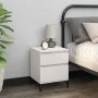 Glossy white nightstand 40x35x50 cm by vidaXL, Lockers and storage cabinets - Ref: Foro24-821846, Price: 52,68 €, Discount: %
